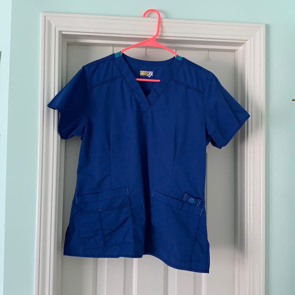 Women’s Scrub Top Blue